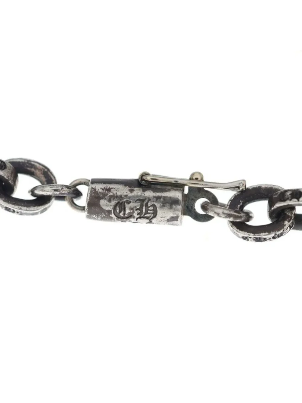 Chrome Hearts Paper Chain Bracelet Silver